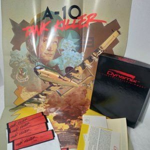 A 10 Tank Killer PC 1991 Dynamix Box missing Slipcase untested